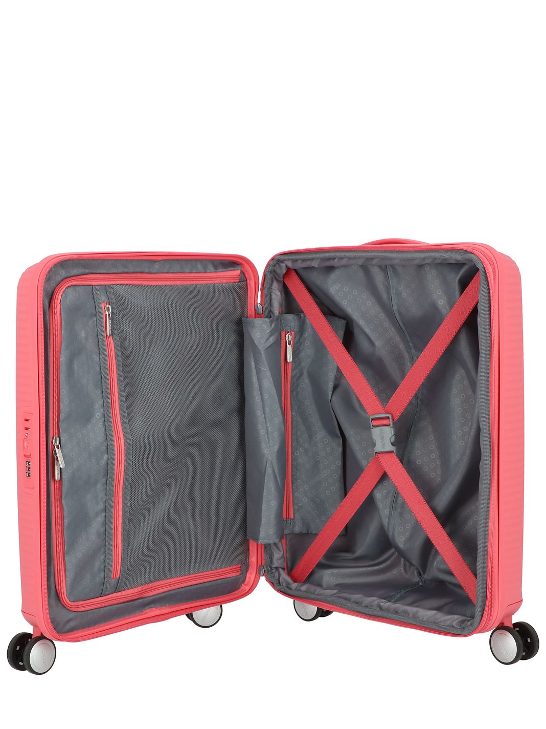 American Tourister Soundbox 4-hjulet Håndbagage 55 cm med ekspansion American Tourister Soundbox 4-hjulet Håndbagage 55 cm med ekspansion