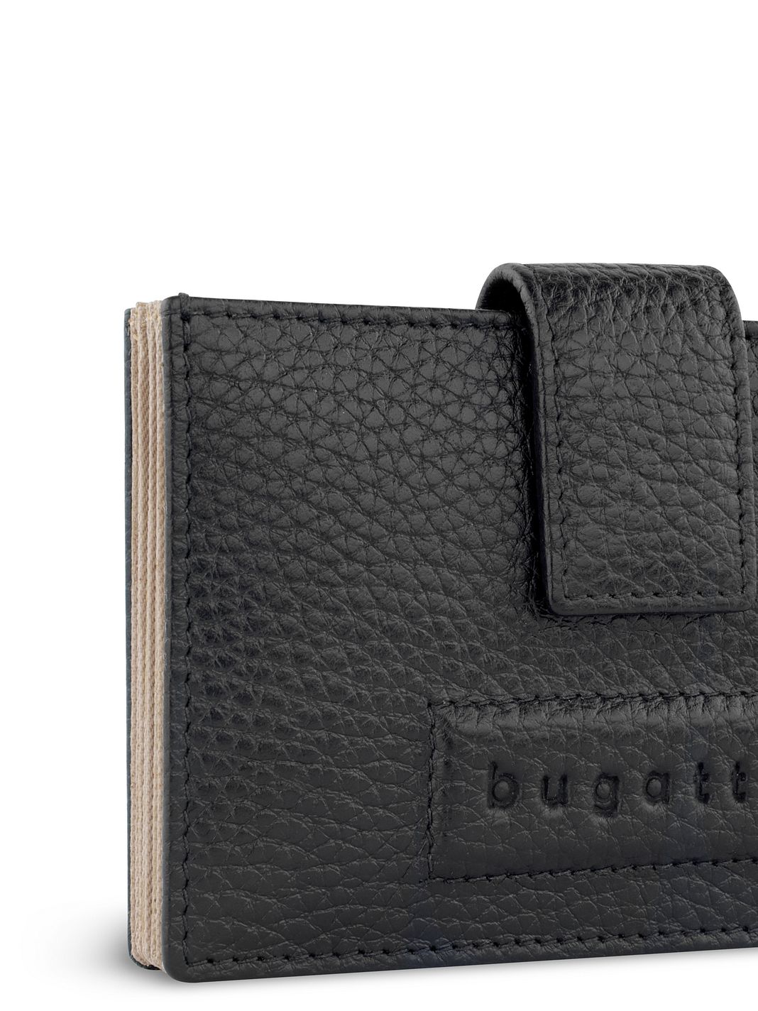 bugatti Elsa Custodia per carta di credito Protezione RFID Vera Pelle 11 cm