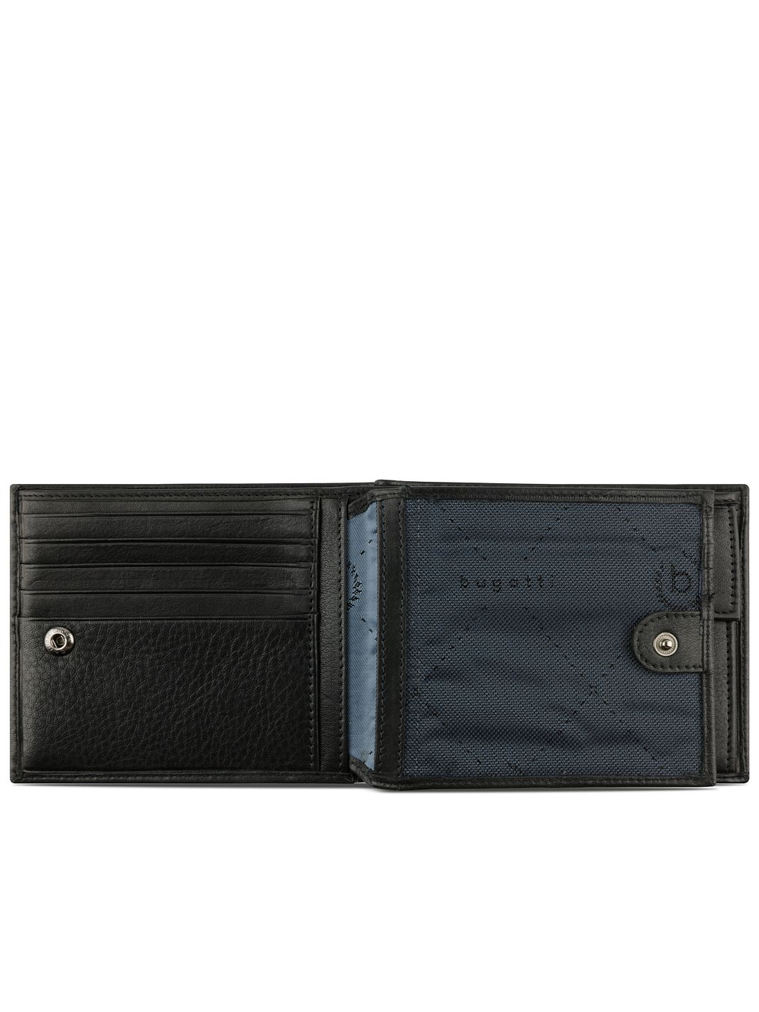 bugatti Nome Portafoglio Protezione RFID Vera Pelle 12 cm bugatti Nome Portafoglio Protezione RFID Vera Pelle 12 cm