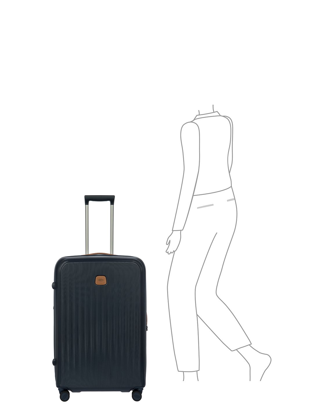 Bric's Taormina 4 ruote Carrello 75 cm espandibile Bric's Taormina 4 ruote Carrello 75 cm espandibile