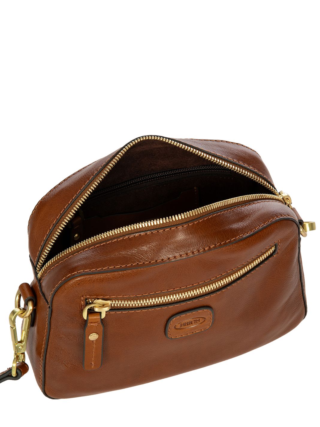 Bric's Volterra Borsa a tracolla Vera Pelle 21 cm