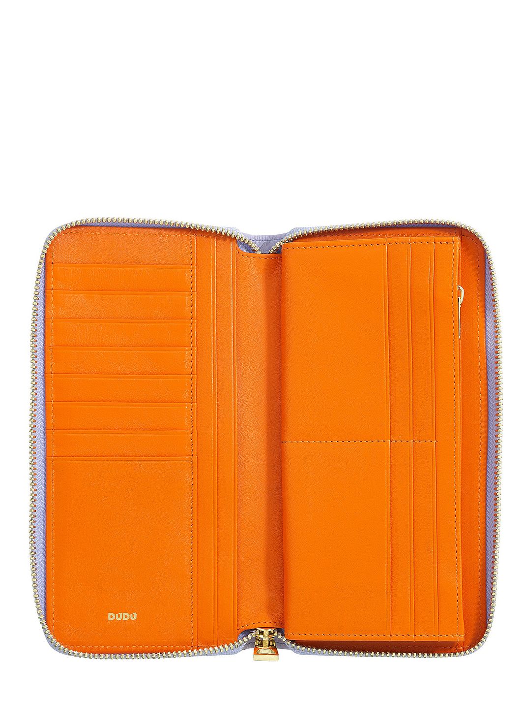 DuDu Up Portafoglio Protezione RFID Vera Pelle 20 cm