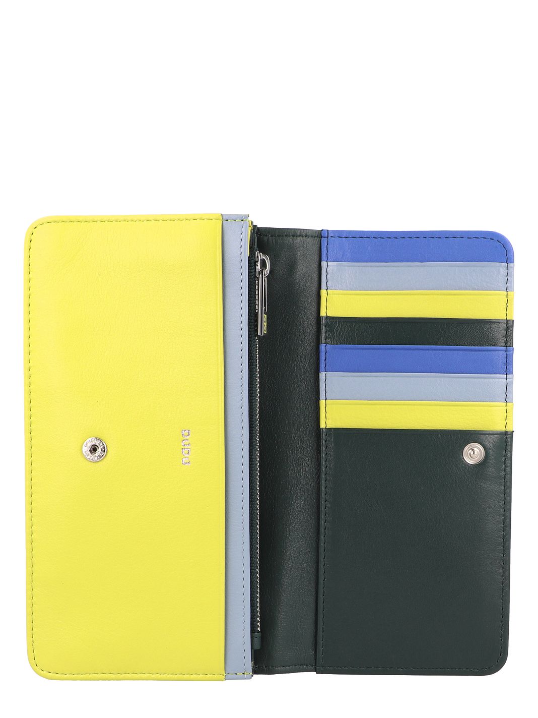 DuDu Canarie Portafoglio Protezione RFID Vera Pelle 17.5 cm DuDu Canarie Portafoglio Protezione RFID Vera Pelle 17.5 cm