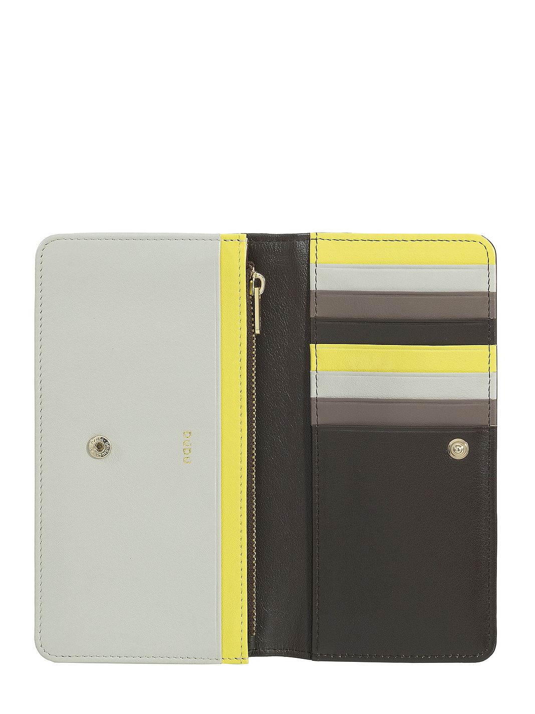 DuDu Canarie Portafoglio Protezione RFID Vera Pelle 17.5 cm DuDu Canarie Portafoglio Protezione RFID Vera Pelle 17.5 cm