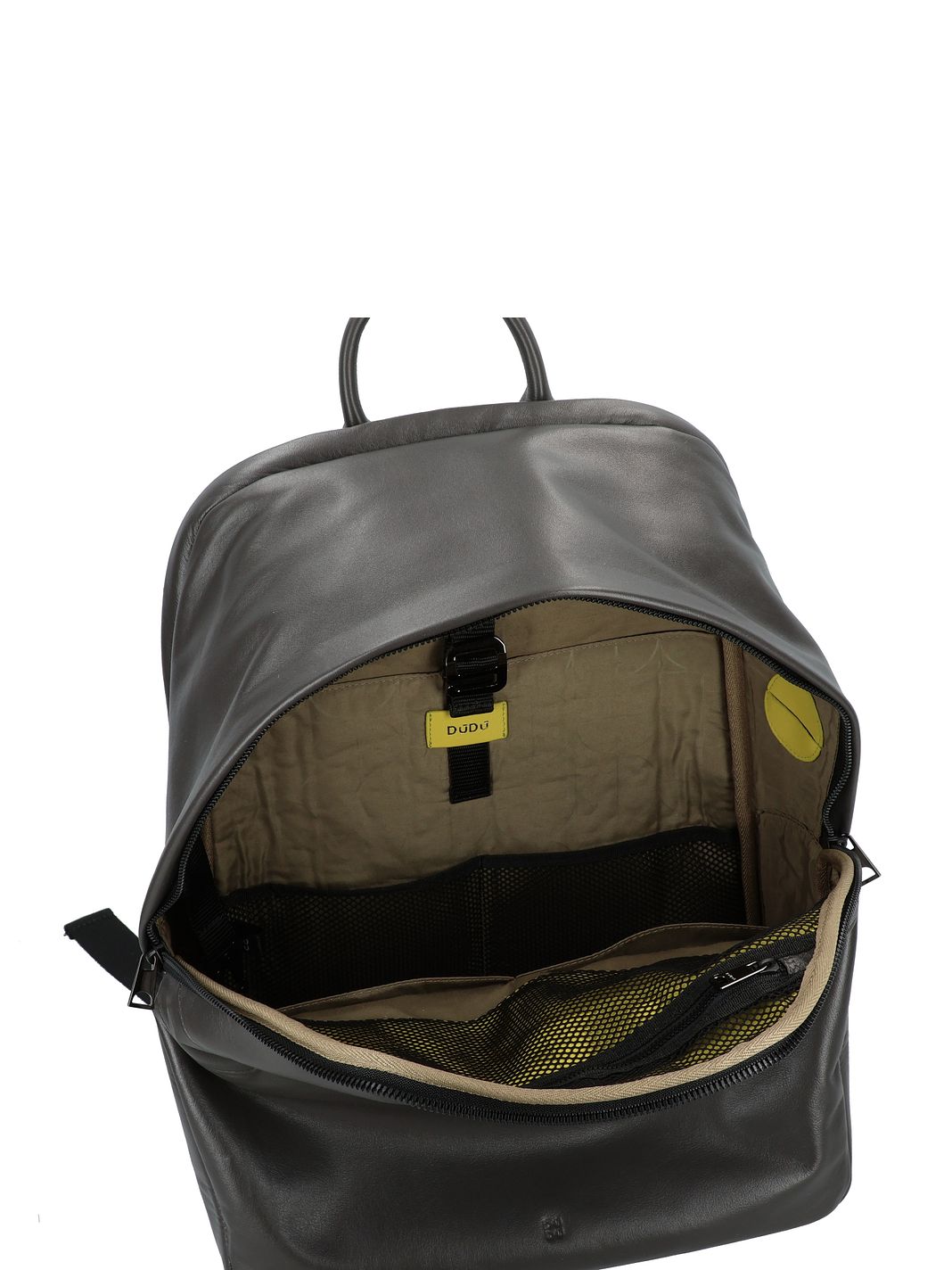 DuDu New York Zaino da giorno Vera Pelle 41 cm Vano porta PC