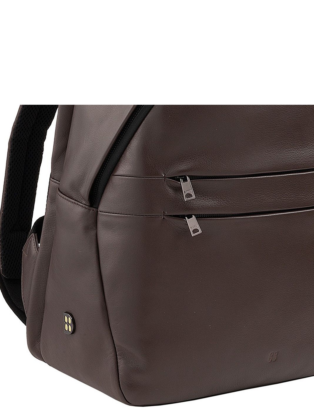 DuDu New York Zaino da giorno Vera Pelle 41 cm Vano porta PC