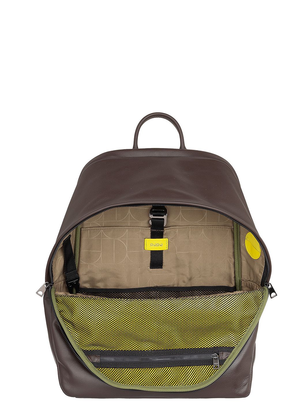 DuDu New York Zaino da giorno Vera Pelle 41 cm Vano porta PC
