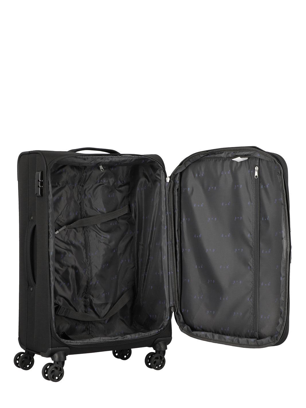 d & n Travel Line 6864 4-pyöräinen vetolaukku 66 cm