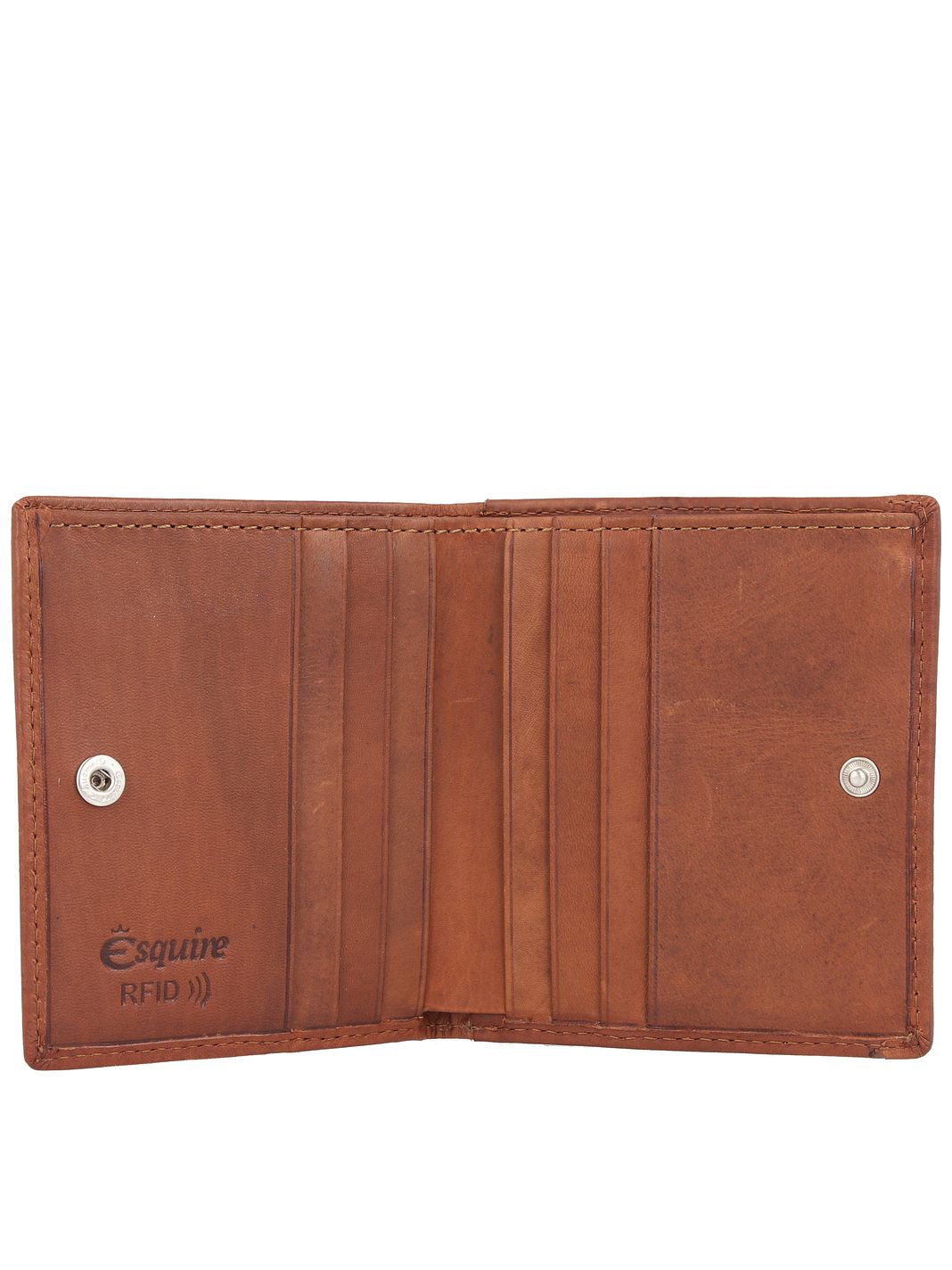 Esquire Dallas Portafoglio Protezione RFID Vera Pelle 10.5 cm