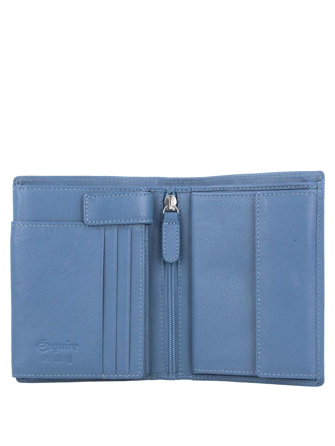 Esquire Viktoria Portafoglio Protezione RFID Vera Pelle 13 cm Esquire Viktoria Portafoglio Protezione RFID Vera Pelle 13 cm