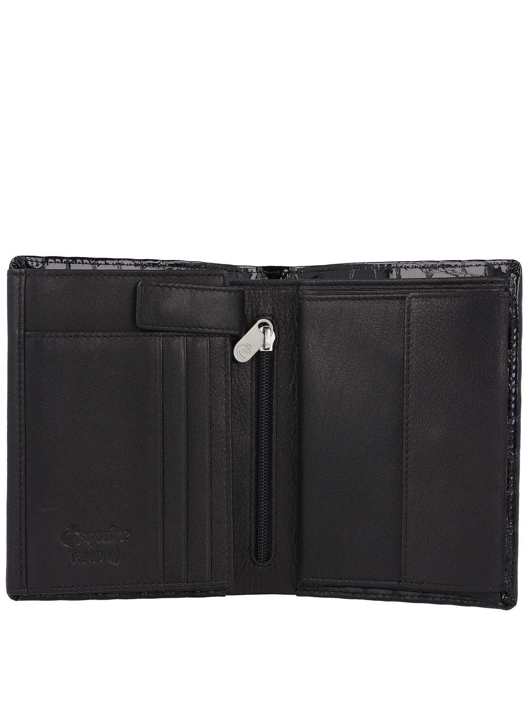 Esquire Nizza Portafoglio Protezione RFID Vera Pelle 13 cm Esquire Nizza Portafoglio Protezione RFID Vera Pelle 13 cm