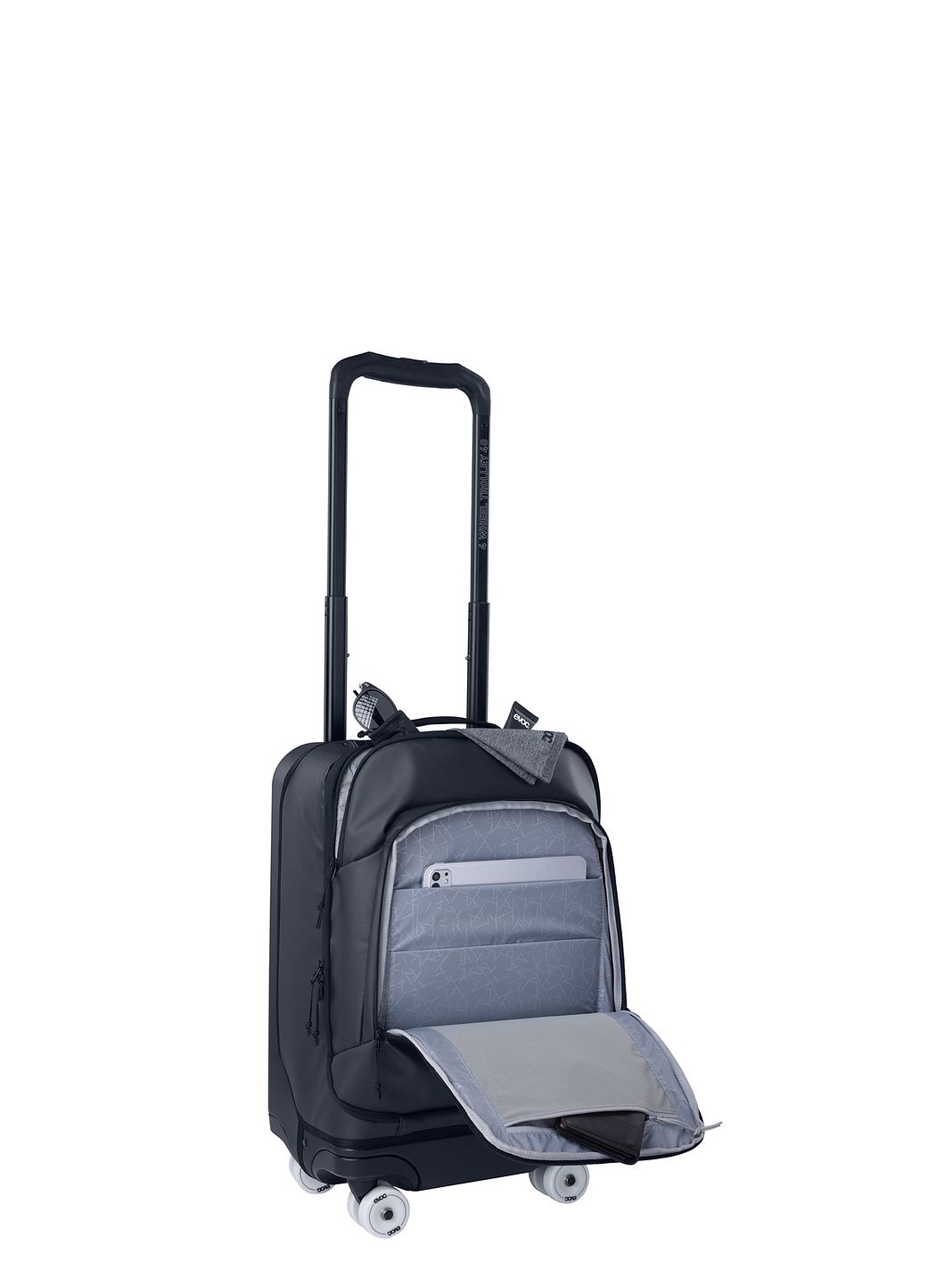Evoc 4 ruote Trolley cabina 55 cm Vano porta PC Evoc 4 ruote Trolley cabina 55 cm Vano porta PC