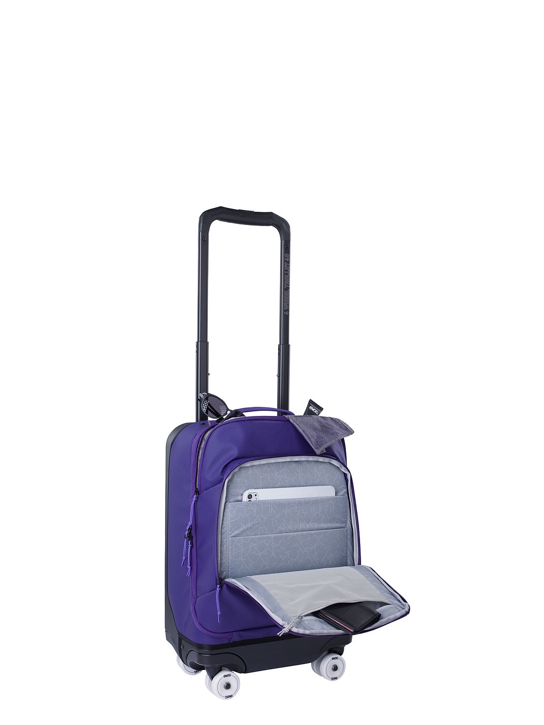 Evoc 4 ruote Trolley cabina 55 cm Vano porta PC Evoc 4 ruote Trolley cabina 55 cm Vano porta PC