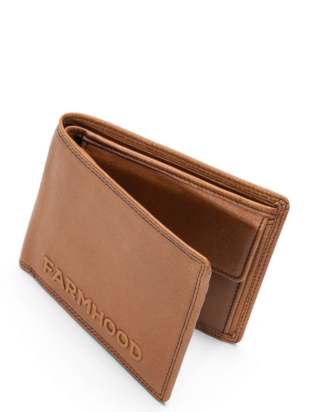 Farmhood Memphis Portafoglio Protezione RFID Vera Pelle 12.5 cm