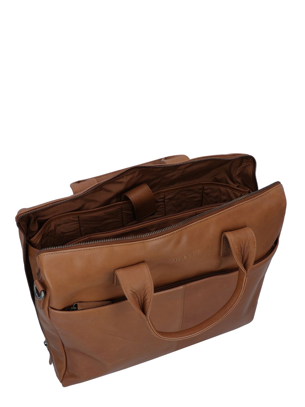 Greenburry Fiorentina Valigetta Vera Pelle 41 cm Vano porta PC