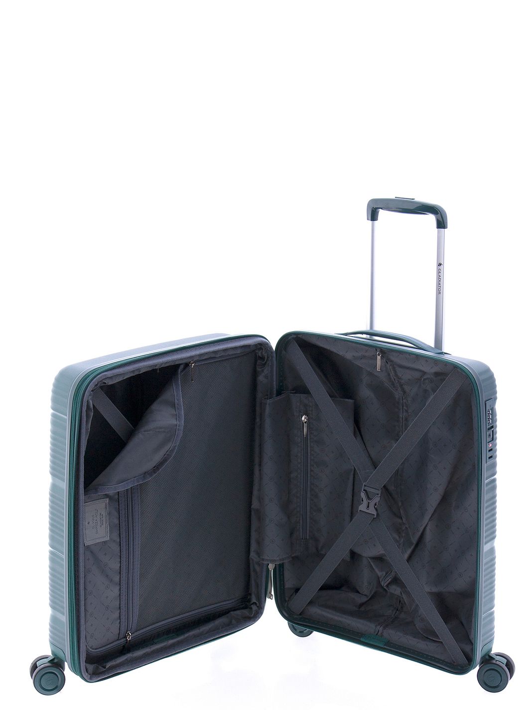 Gladiator 0800 4 ruote Trolley cabina 55 cm espandibile