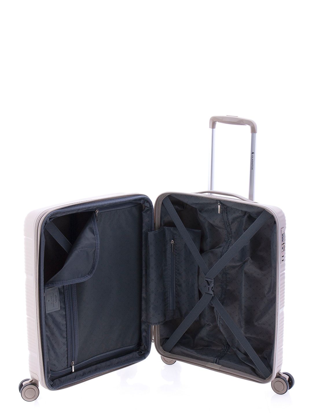Gladiator 0800 4 ruote Trolley cabina 55 cm espandibile