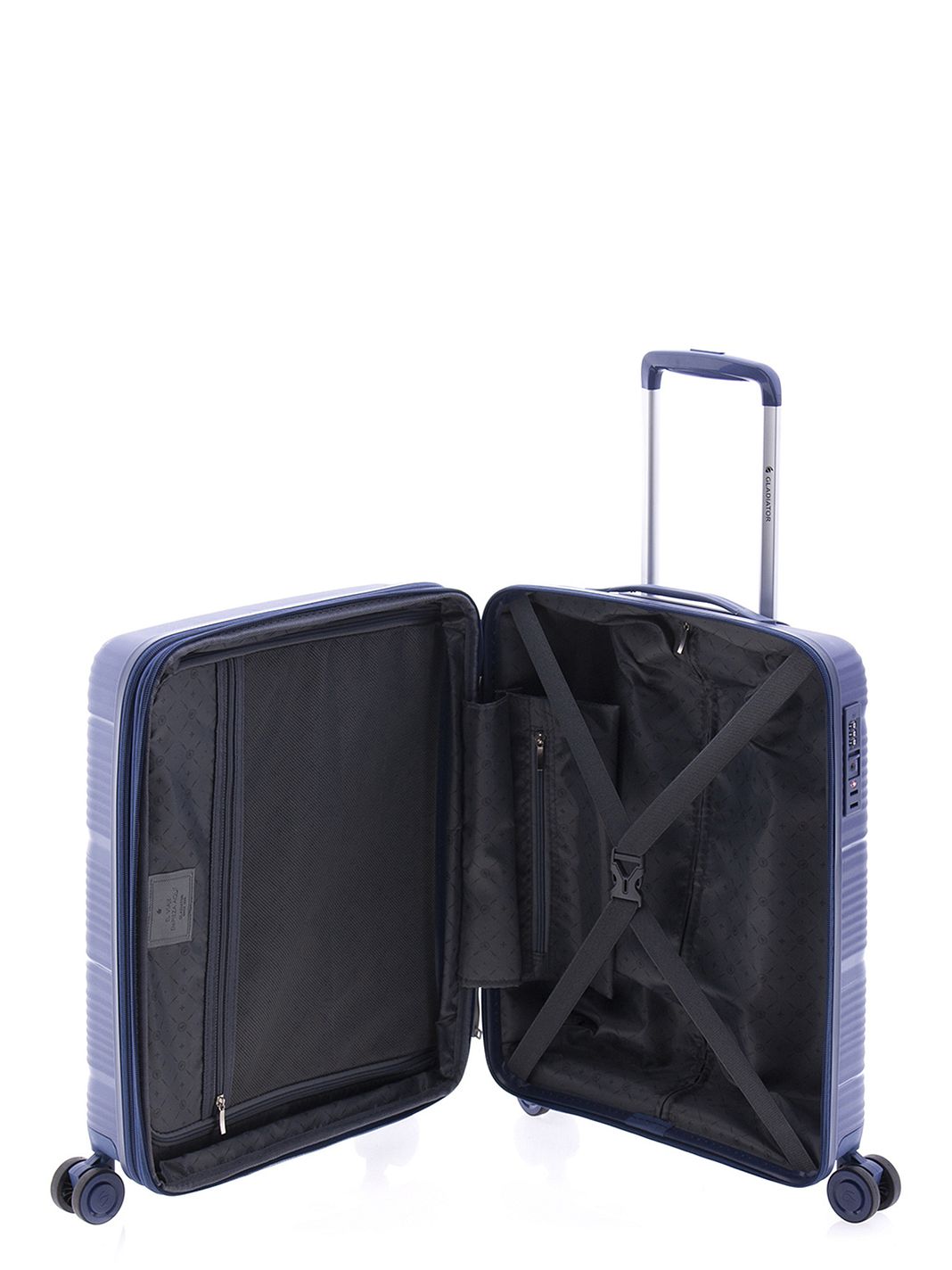 Gladiator 0800 4 ruote Trolley cabina 55 cm espandibile