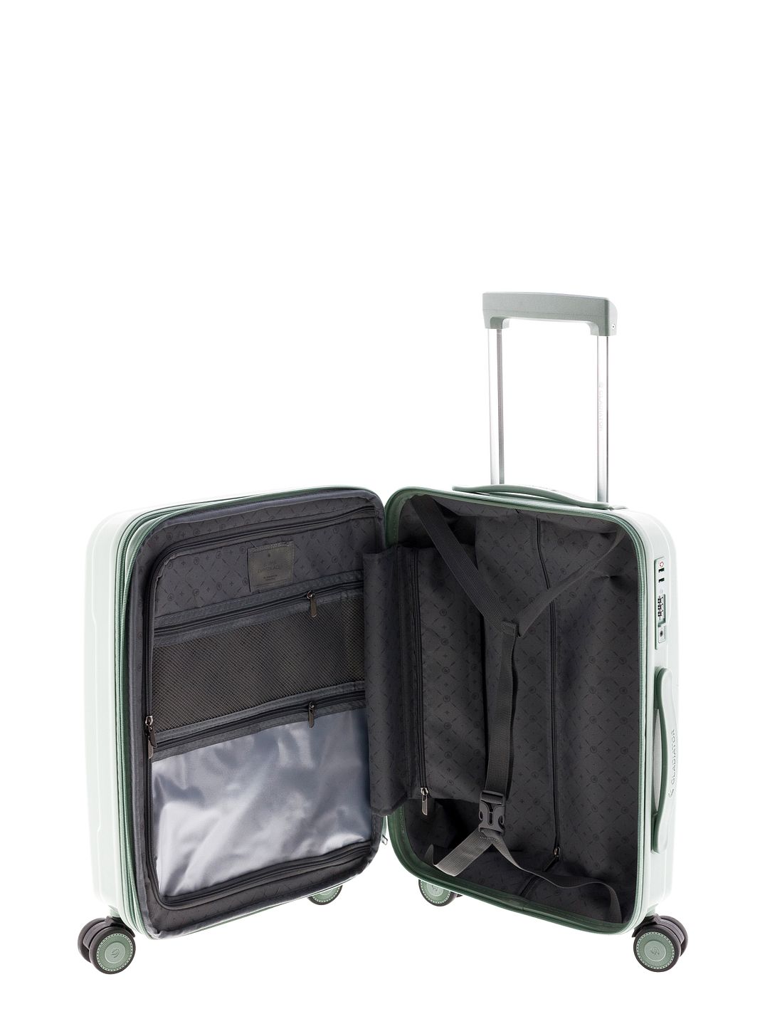 Gladiator 3500 4 ruedas Maleta de cabina 55 cm Con asa expansible