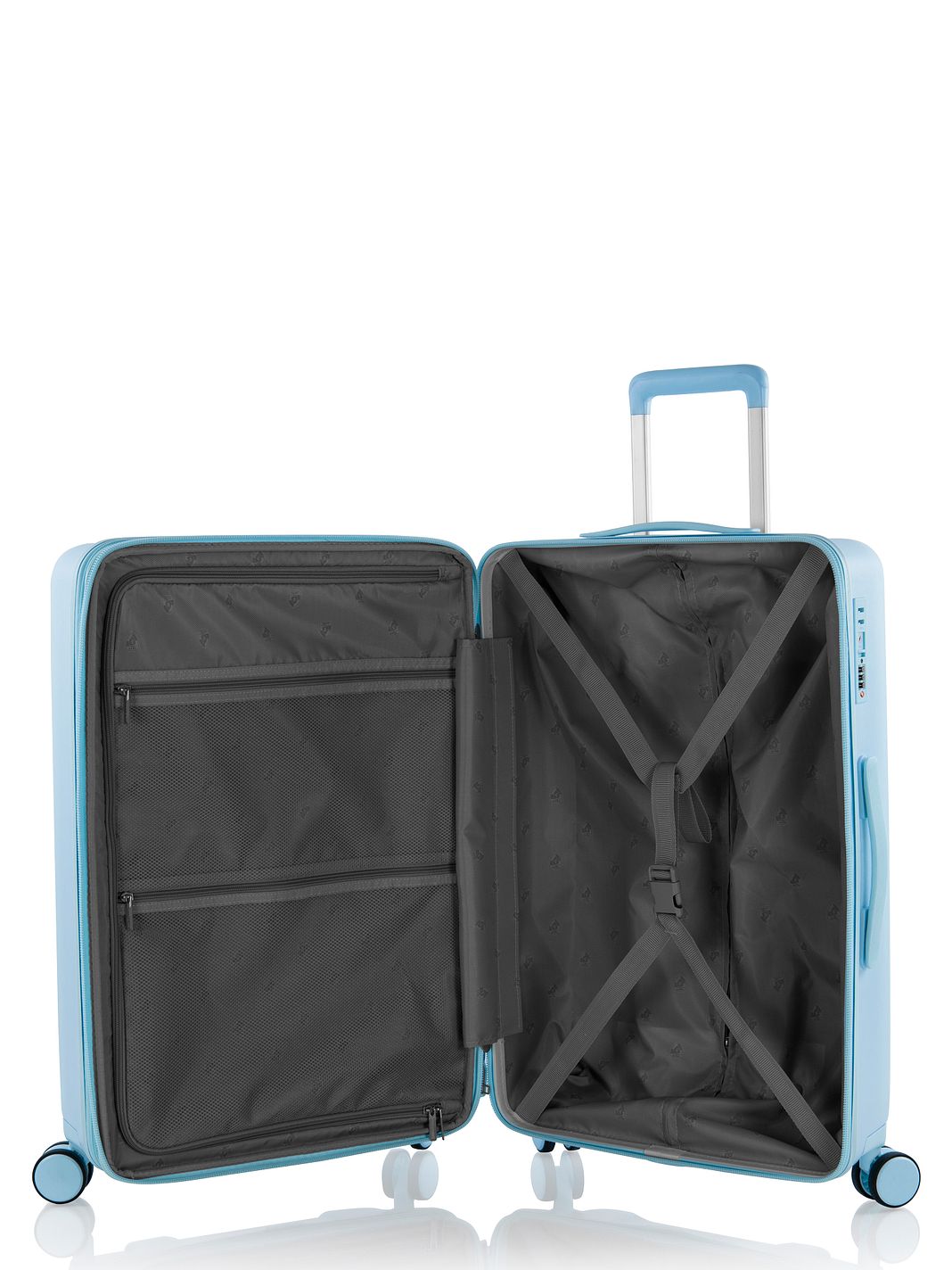 Heys Pastel 4 ruote Set di valigie 3 pezzi espandibile