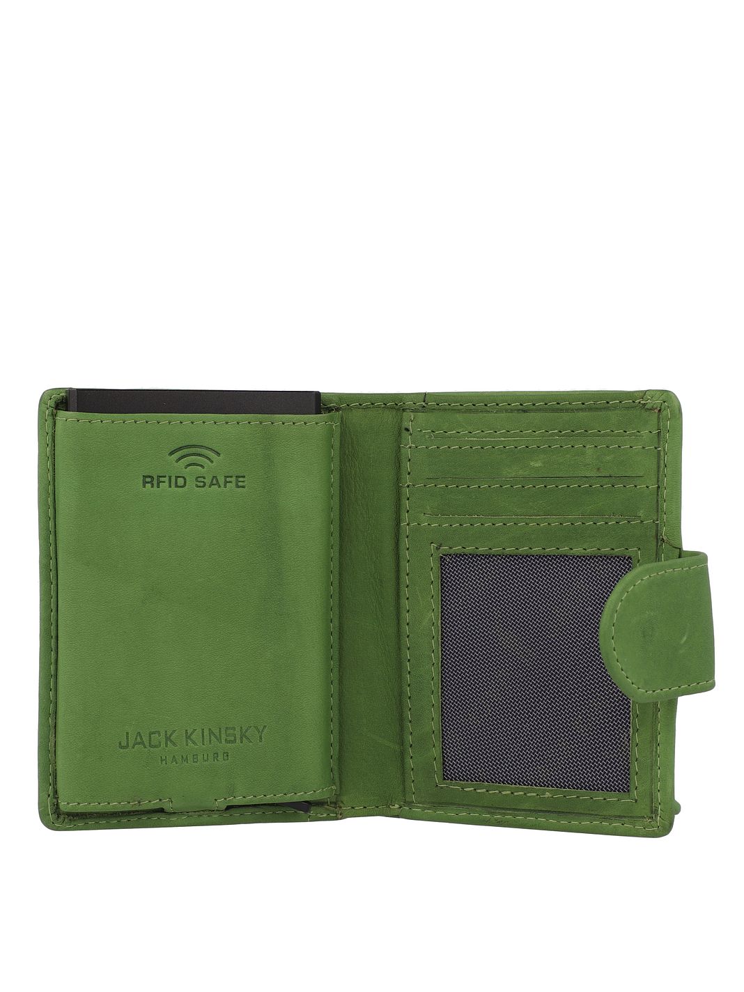 Jack Kinsky Aruba Portafoglio Protezione RFID Vera Pelle 10.5 cm Jack Kinsky Aruba Portafoglio Protezione RFID Vera Pelle 10.5 cm