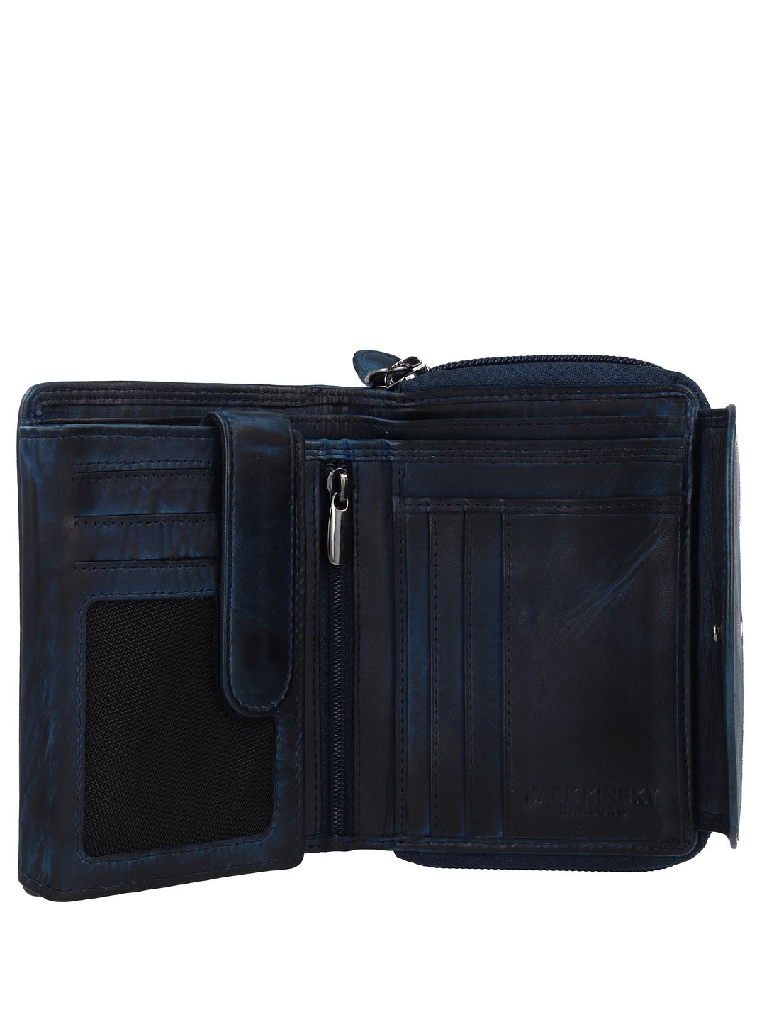 Jack Kinsky Nelson Portafoglio Protezione RFID Vera Pelle 12.5 cm Jack Kinsky Nelson Portafoglio Protezione RFID Vera Pelle 12.5 cm