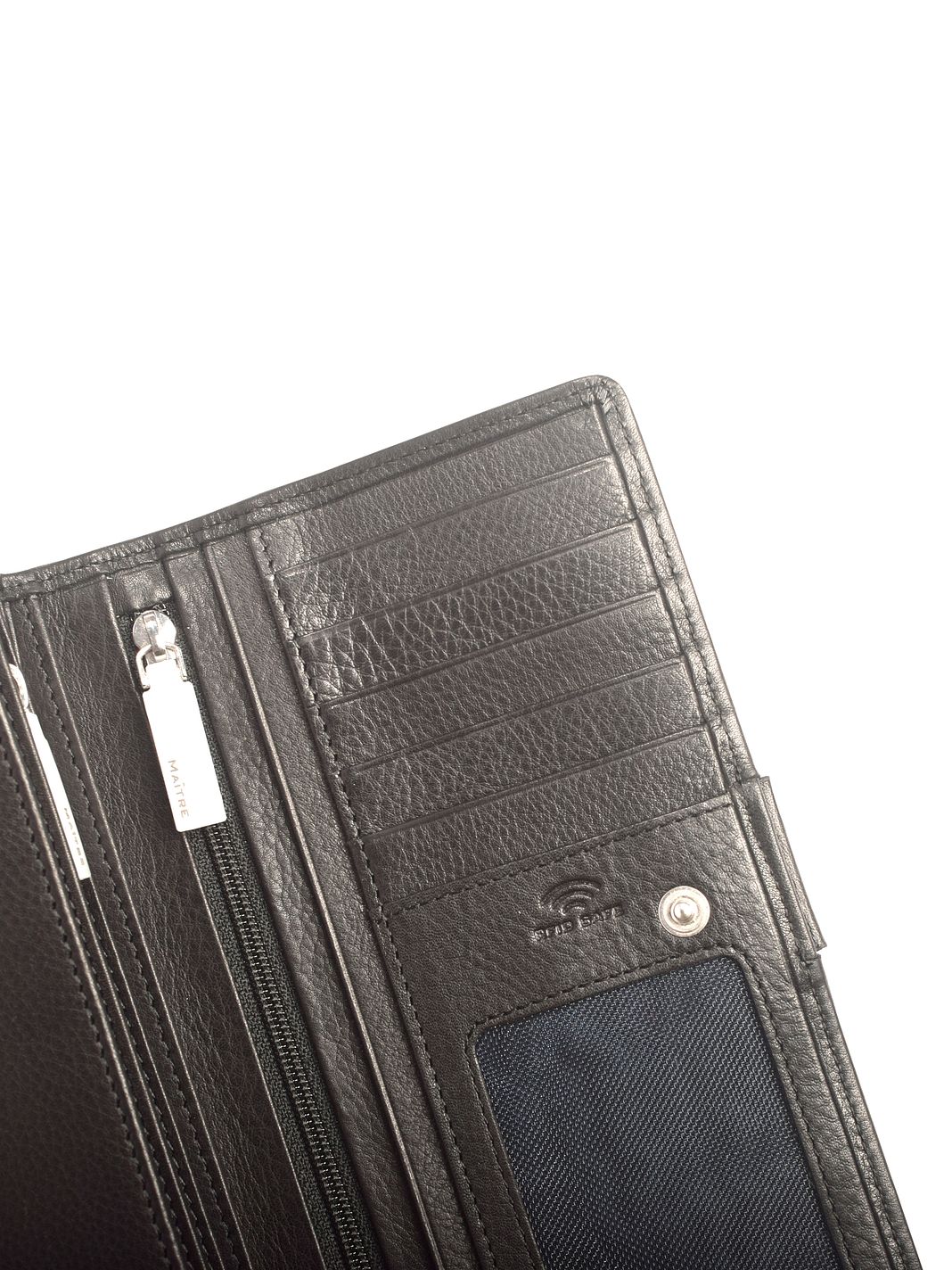 Maître Schwollen Dietrun Portafoglio Protezione RFID Vera Pelle 18.5 cm