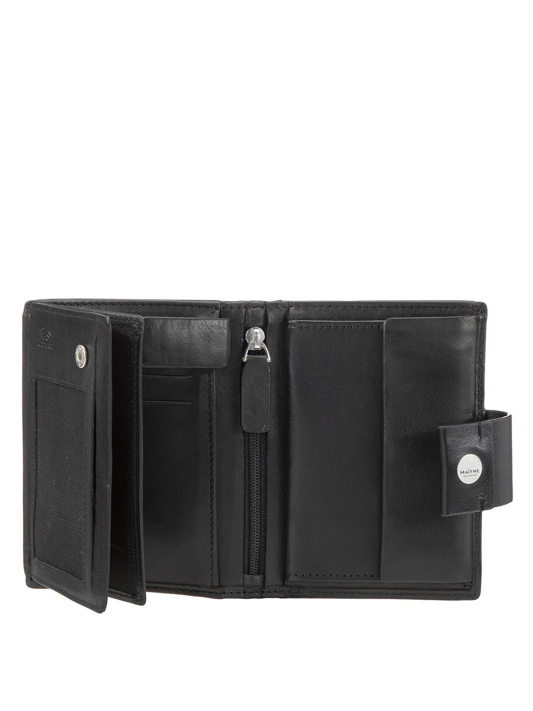 Maître Henau Dawina Portafoglio Protezione RFID Vera Pelle 12.5 cm