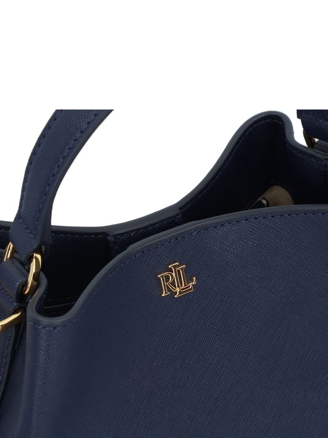 Lauren Ralph Lauren Reese Mini borsa a mano Vera Pelle 13 cm Lauren Ralph Lauren Reese Mini borsa a mano Vera Pelle 13 cm