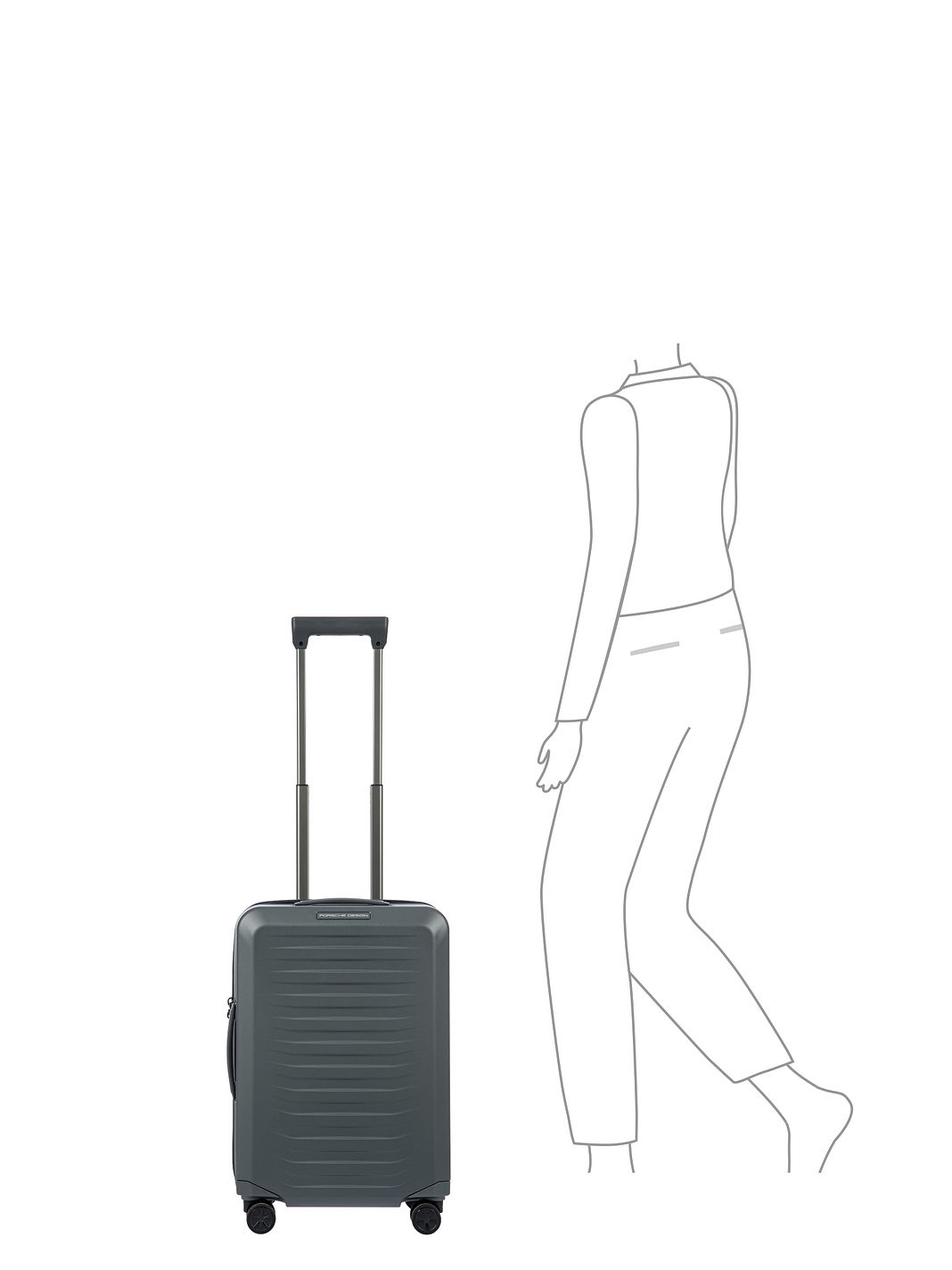 Porsche Design Roadster 4 ruote Trolley cabina S 55 cm Porsche Design Roadster 4 ruote Trolley cabina S 55 cm