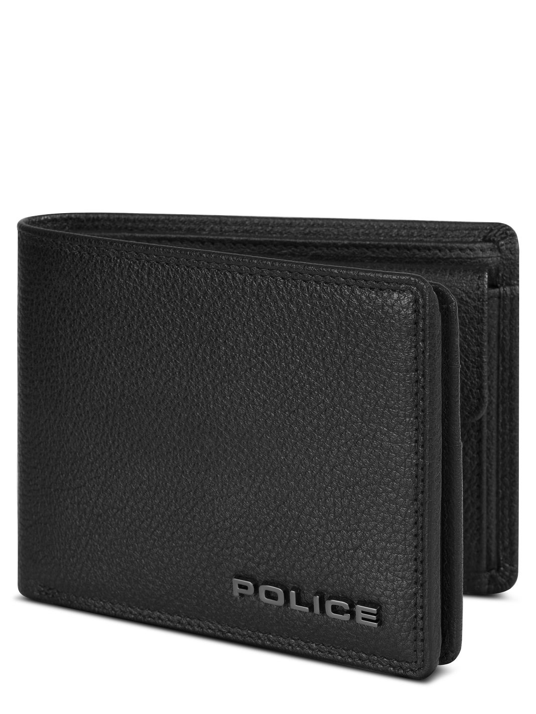 Police Cartera Bloqueo RFID Piel natural 12 cm