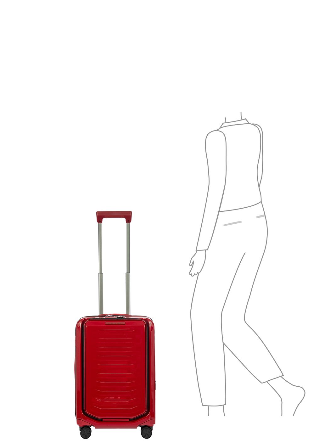 Porsche Design Roadster 4 ruote Trolley cabina S 55 cm Vano porta PC espandibile Porsche Design Roadster 4 ruote Trolley cabina S 55 cm Vano porta PC espandibile