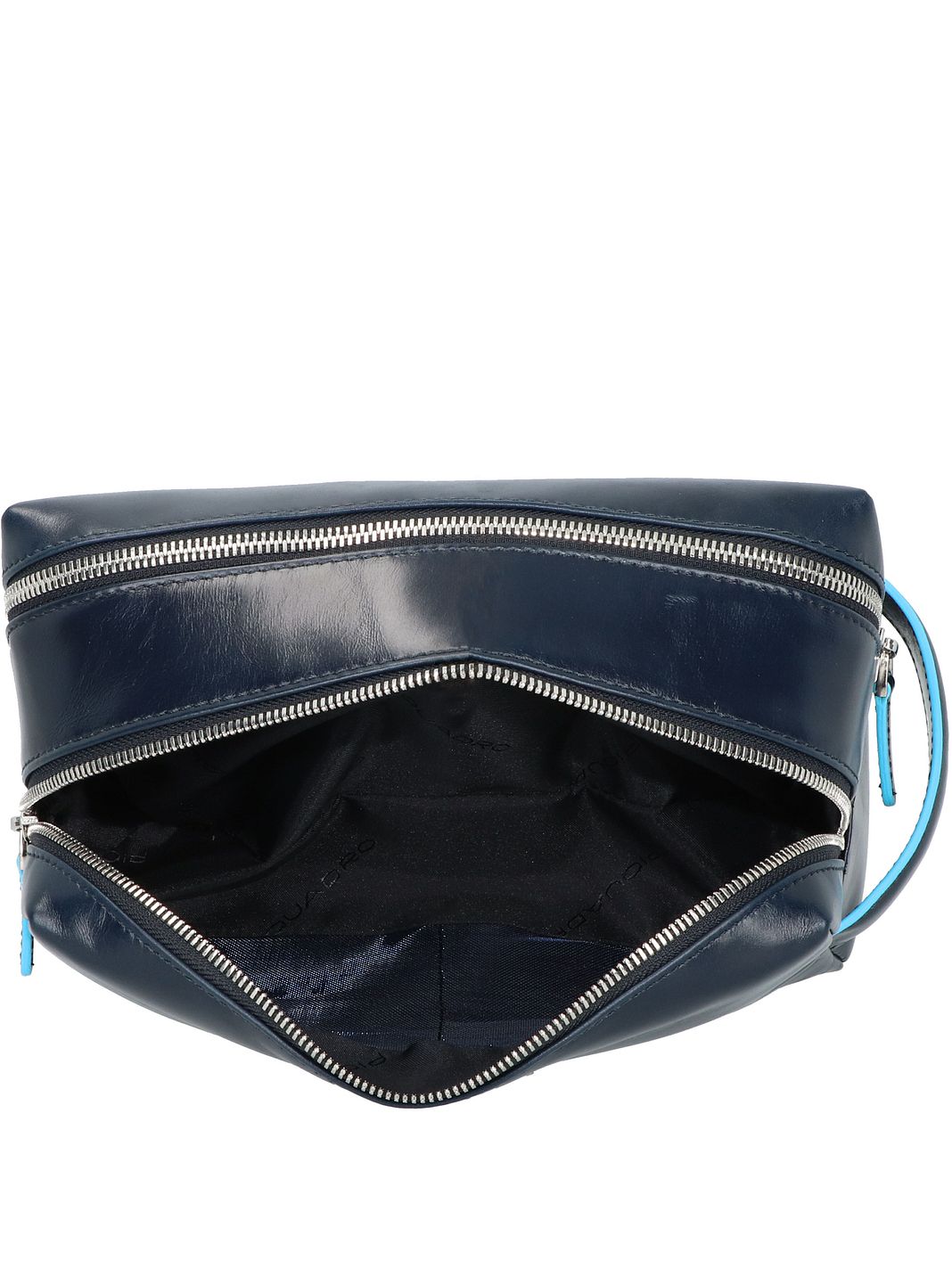 Piquadro Blue Square Borsa da toilette Vera Pelle 25 cm Piquadro Blue Square Borsa da toilette Vera Pelle 25 cm
