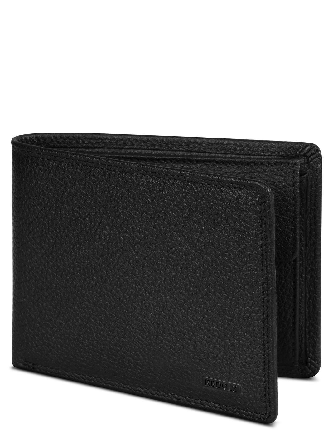 Redolz Portafoglio Leather Essentials QF in pelle con protezione RFID, 12 cm, apribile Redolz Portafoglio Leather Essentials QF in pelle con protezione RFID, 12 cm, apribile