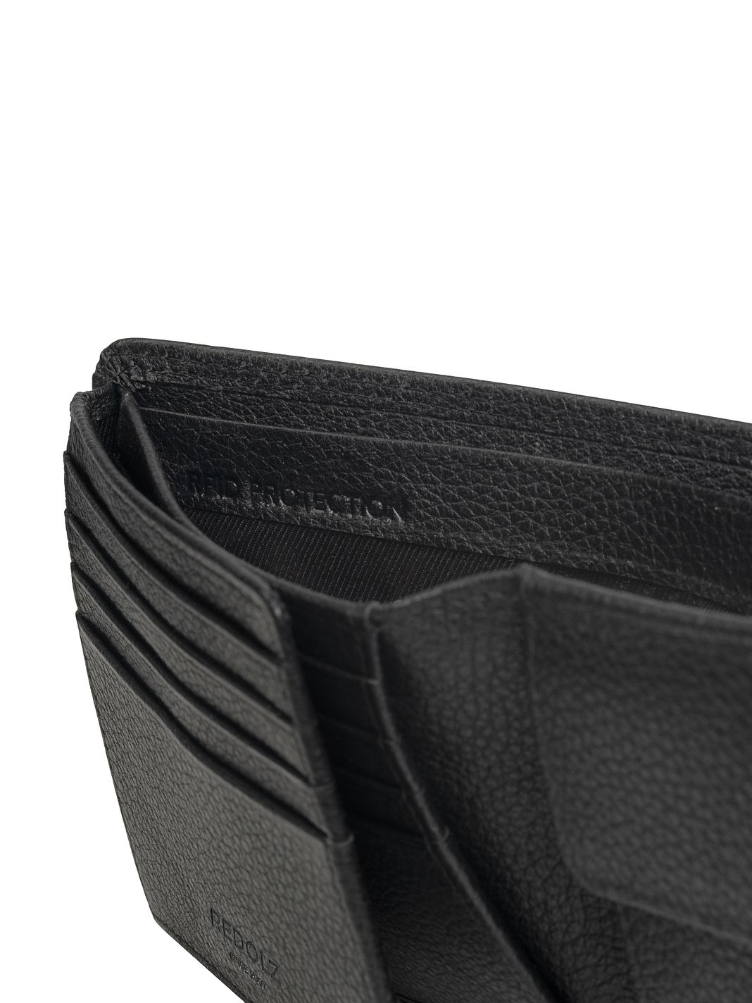 Redolz Portafoglio Leather Essentials QF in pelle con protezione RFID, 12 cm, apribile Redolz Portafoglio Leather Essentials QF in pelle con protezione RFID, 12 cm, apribile