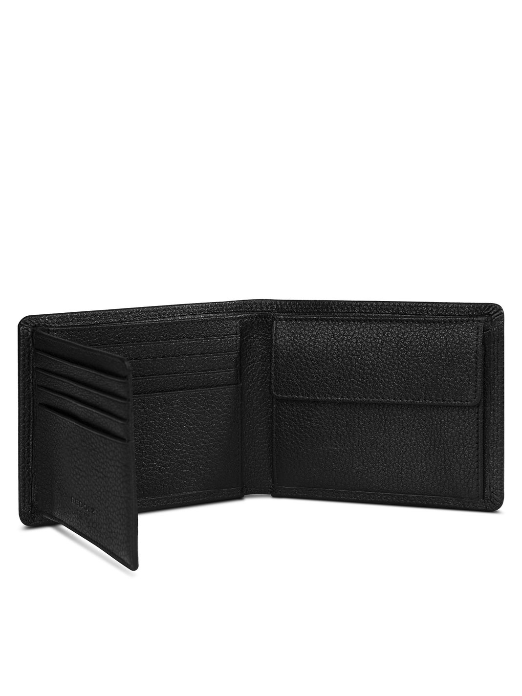 Redolz Portafoglio Leather Essentials QF in pelle con protezione RFID, 12 cm, apribile Redolz Portafoglio Leather Essentials QF in pelle con protezione RFID, 12 cm, apribile