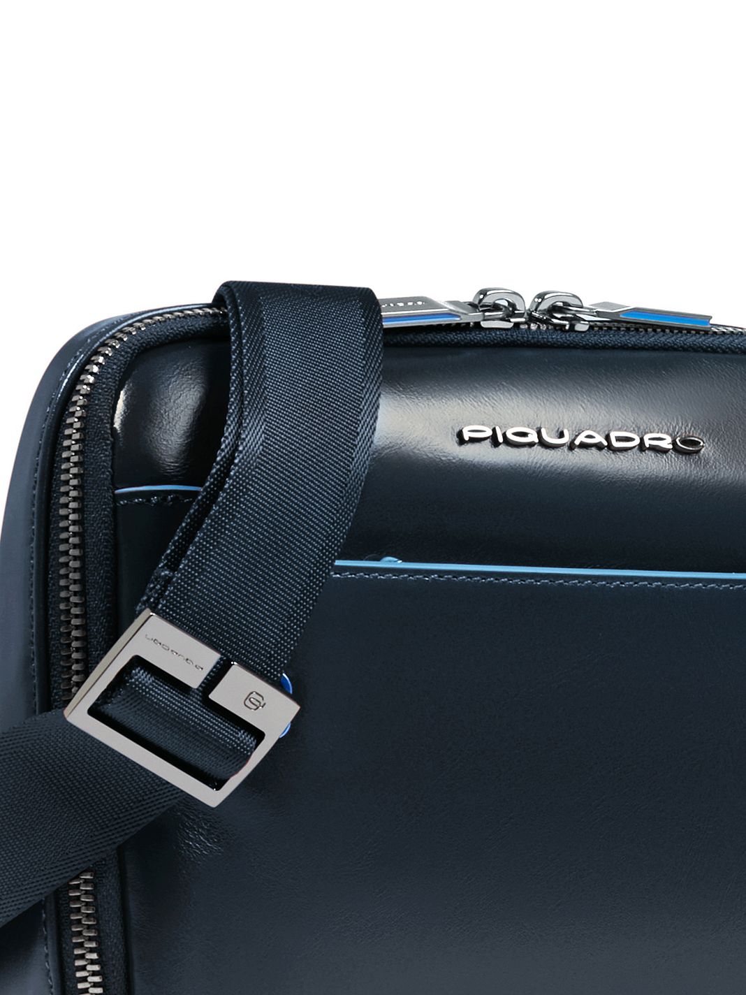 Piquadro Blue Square Borsa a tracolla Vera Pelle 21 cm