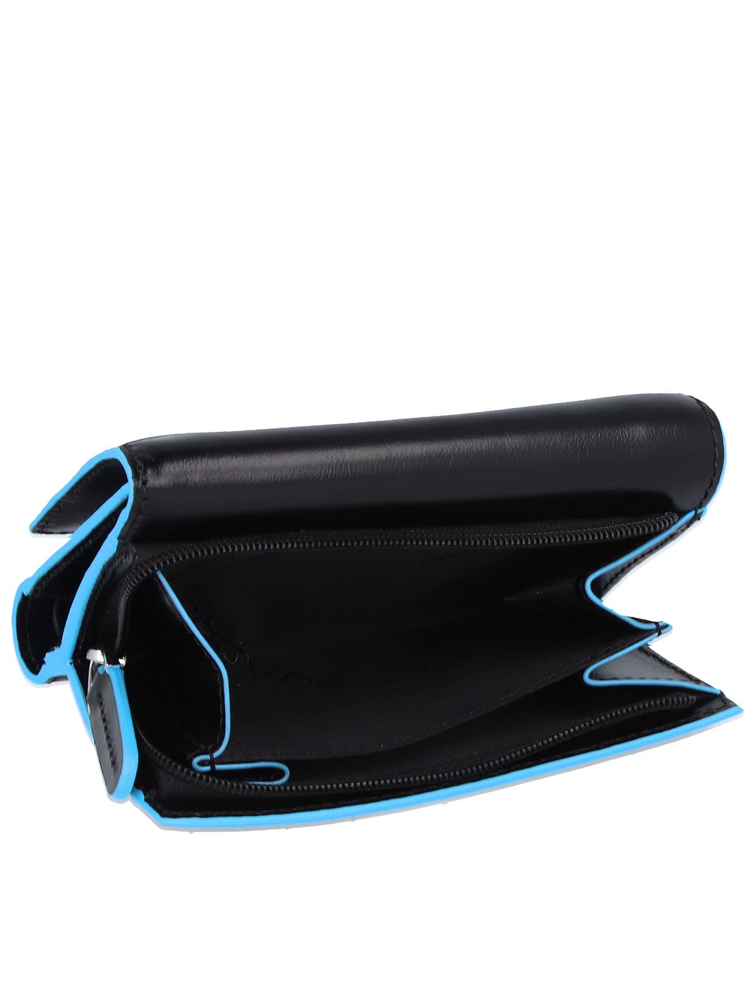 Piquadro Blue Square Portafoglio Protezione RFID Vera Pelle 12 cm Piquadro Blue Square Portafoglio Protezione RFID Vera Pelle 12 cm