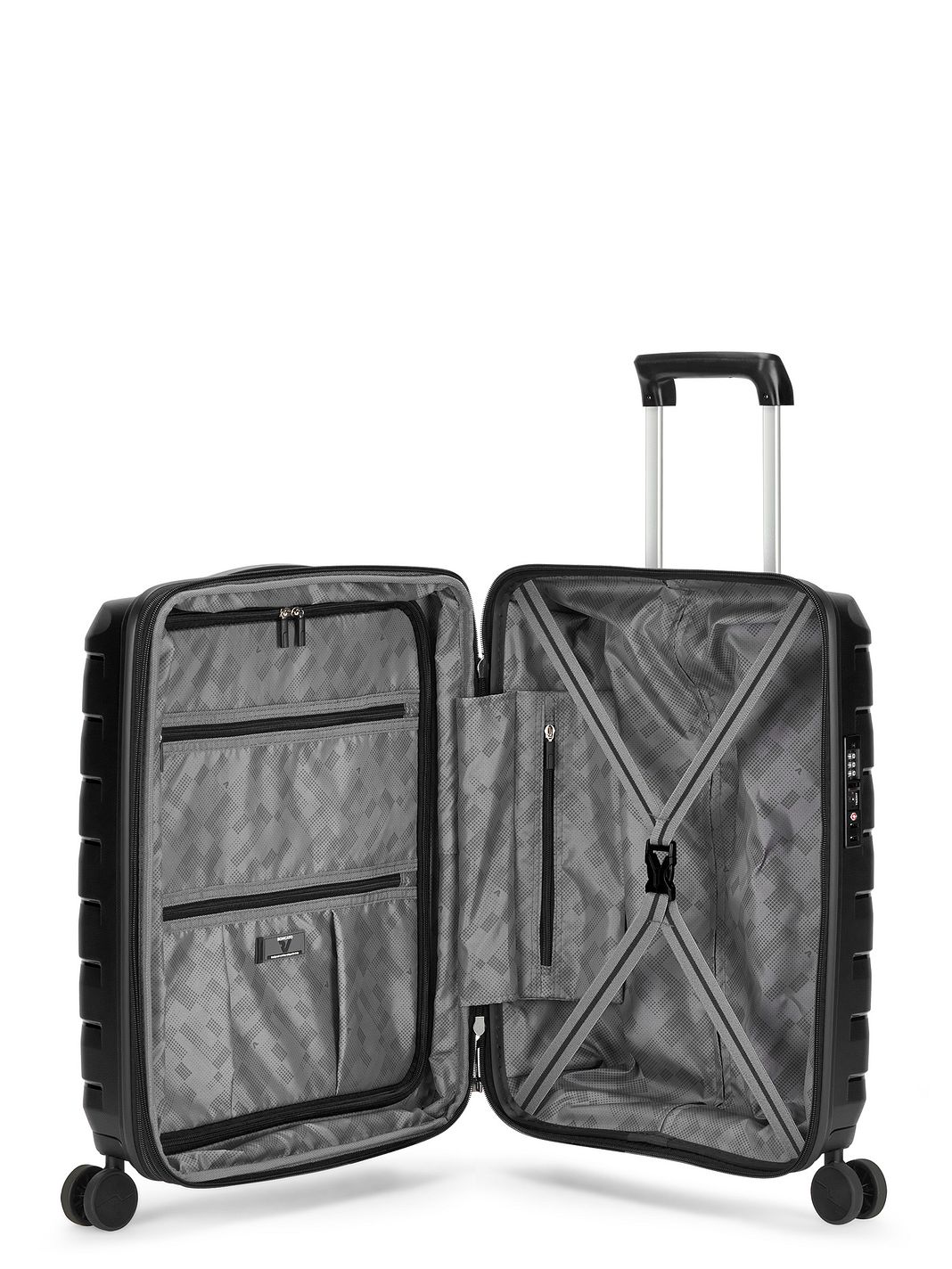 Roncato Skyline 2.0 4 ruote Trolley cabina 55 cm espandibile Roncato Skyline 2.0 4 ruote Trolley cabina 55 cm espandibile
