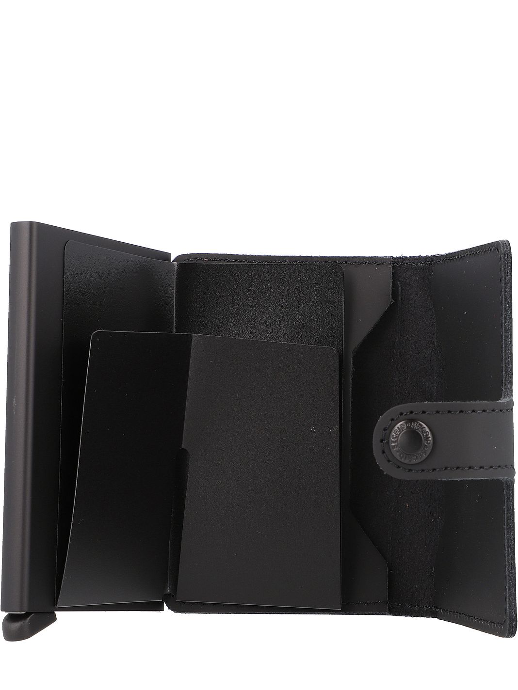 Secrid Miniwallet Custodia per carta di credito Protezione RFID Vera Pelle 6.5 cm Secrid Miniwallet Custodia per carta di credito Protezione RFID Vera Pelle 6.5 cm