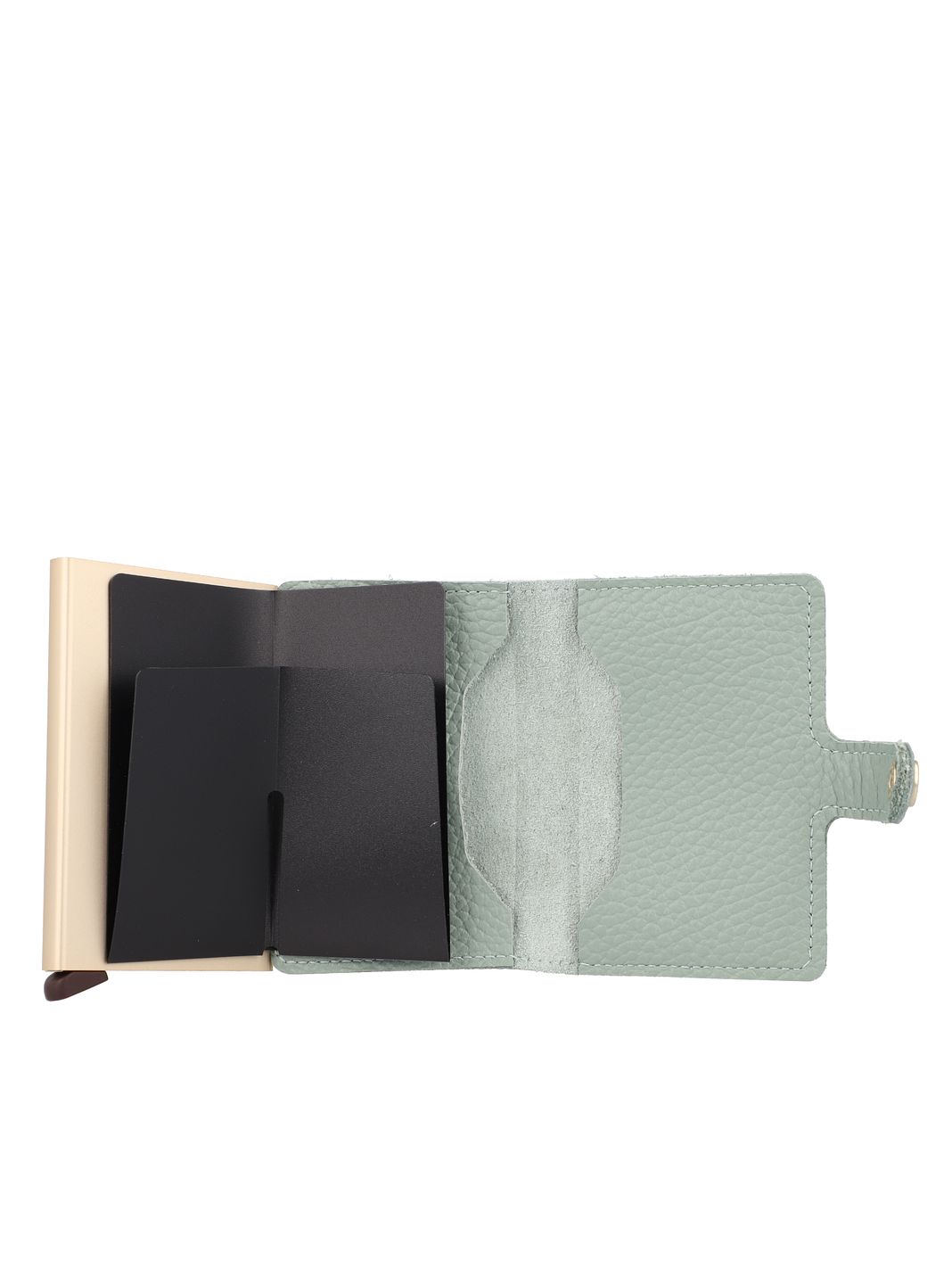 Secrid Miniwallet Custodia per carta di credito Protezione RFID Vera Pelle 6.5 cm