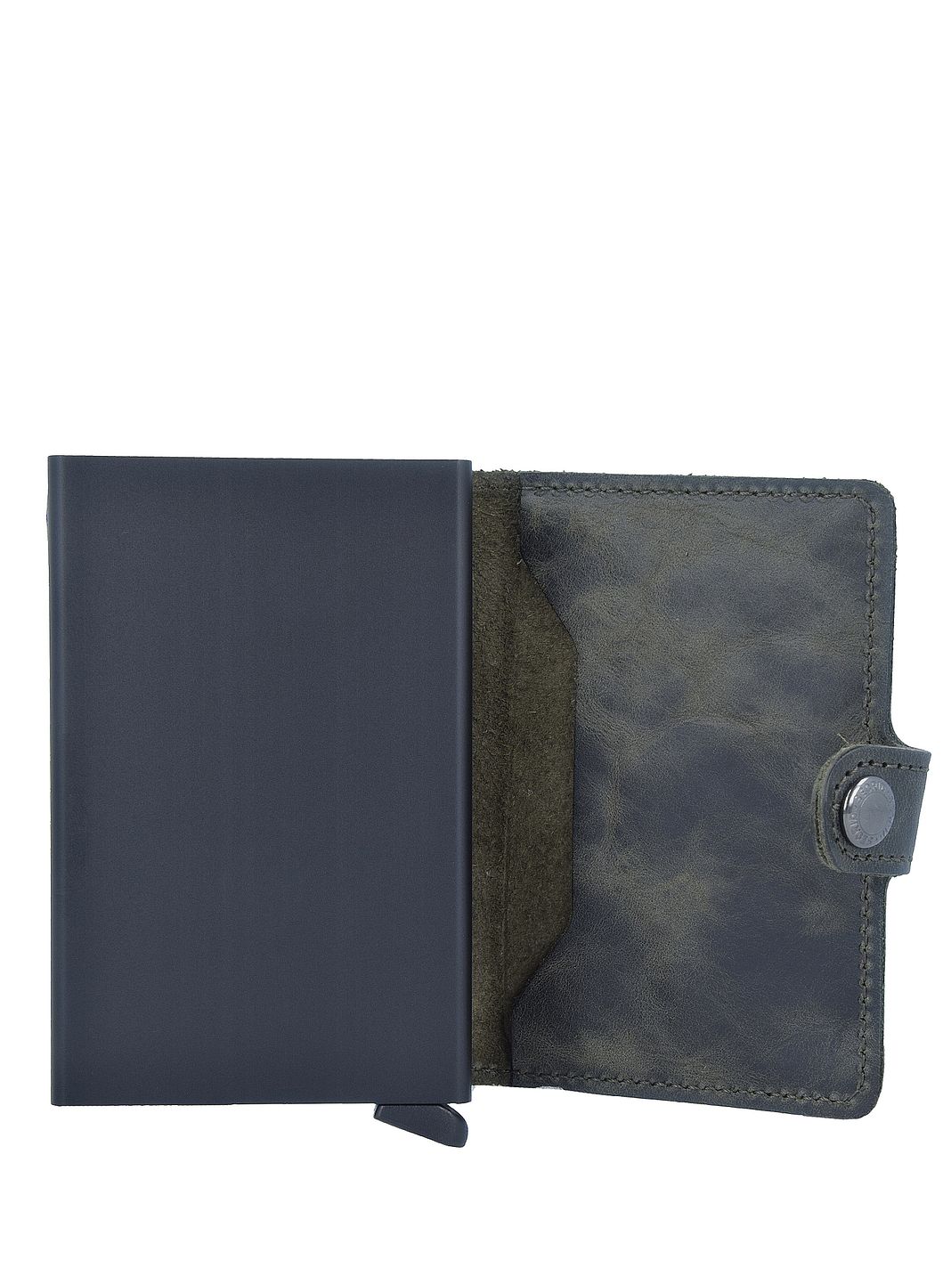 Secrid Miniwallet Custodia per carta di credito Protezione RFID Vera Pelle 6.5 cm