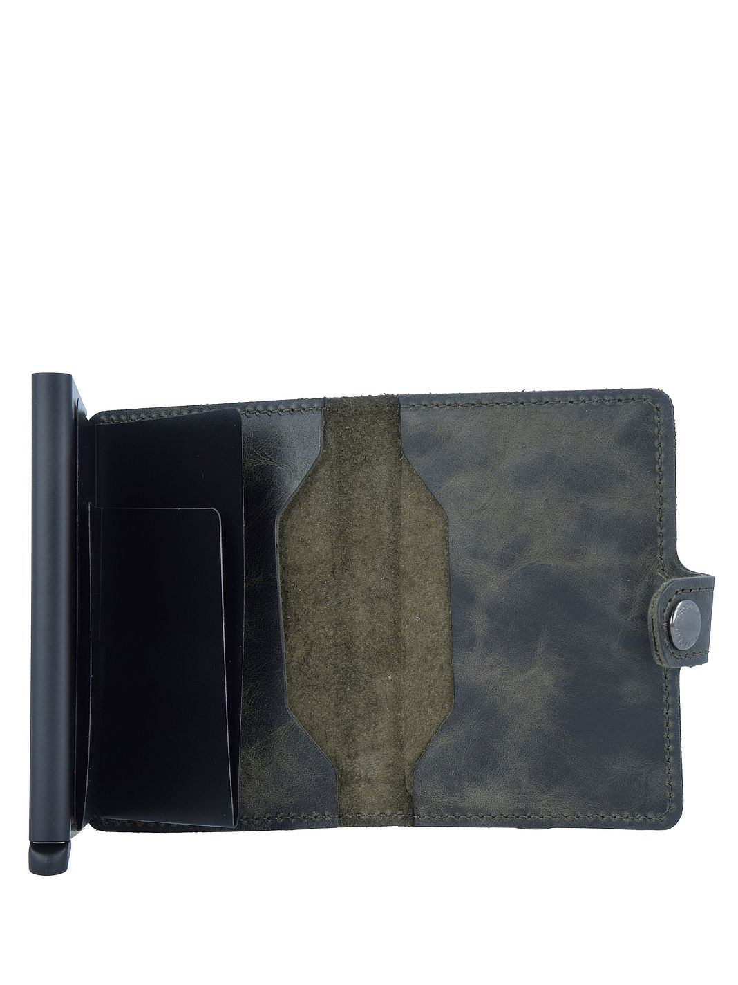 Secrid Miniwallet Custodia per carta di credito Protezione RFID Vera Pelle 6.5 cm