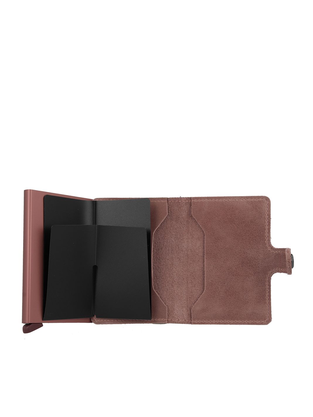 Secrid Miniwallet Custodia per carta di credito Protezione RFID Vera Pelle 6.5 cm