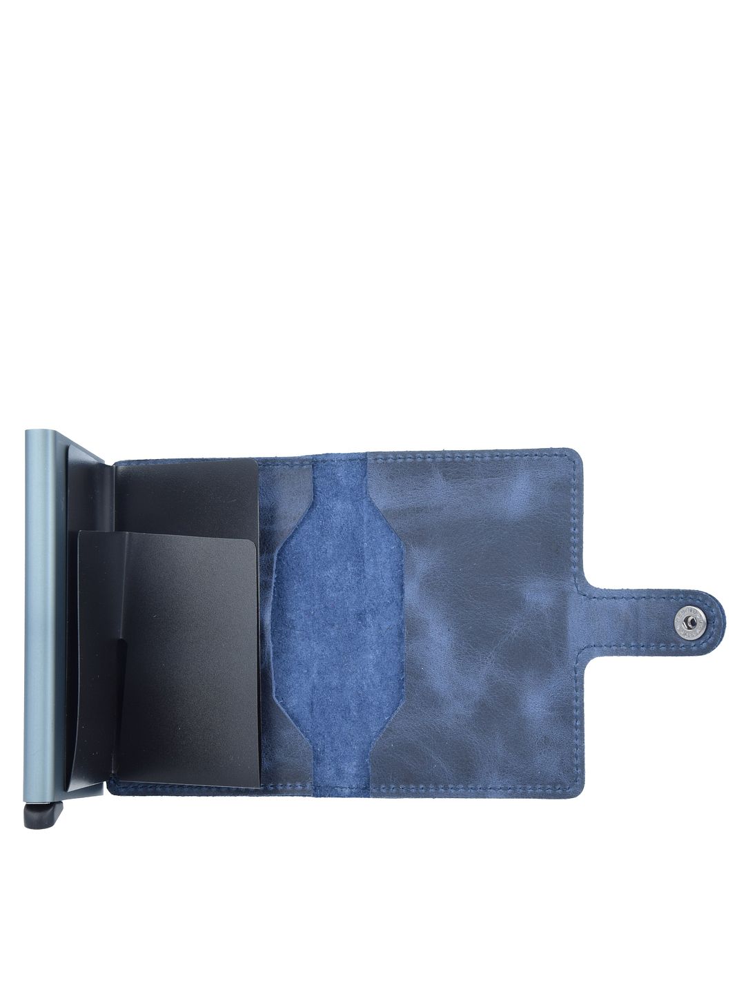 Secrid Miniwallet Custodia per carta di credito Protezione RFID Vera Pelle 6.5 cm