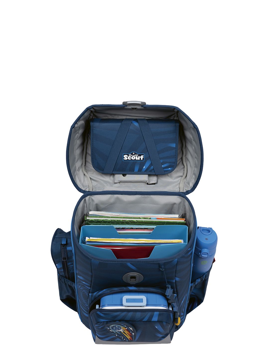 Scout Neo LED Juego de mochilas escolares 8 piezas Scout Neo LED Juego de mochilas escolares 8 piezas