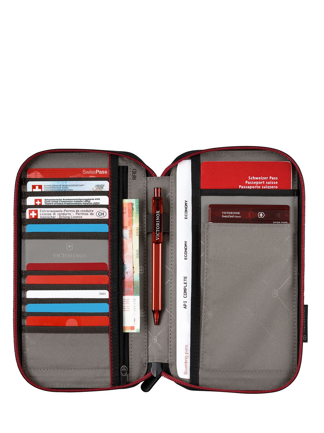 Victorinox Travel Essentials Carnet de identidad Bloqueo RFID 25 cm Victorinox Travel Essentials Carnet de identidad Bloqueo RFID 25 cm