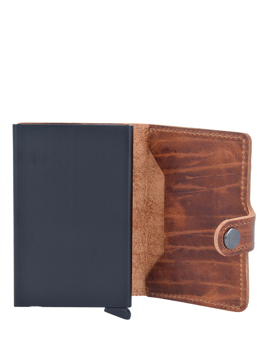 Secrid Miniwallet Custodia per carta di credito Protezione RFID Vera Pelle 6.5 cm Secrid Miniwallet Custodia per carta di credito Protezione RFID Vera Pelle 6.5 cm