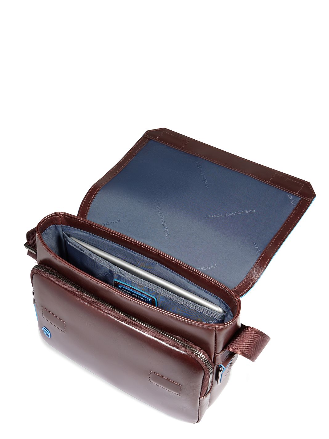 Piquadro Blue Square Messaggero Vera Pelle 23 cm Piquadro Blue Square Messaggero Vera Pelle 23 cm