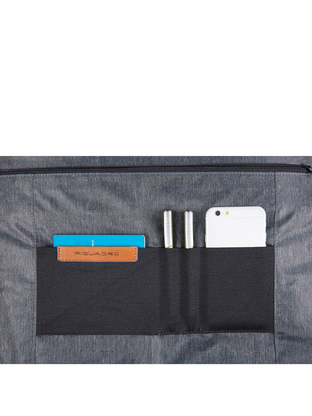Piquadro Blue Square Valigetta Vera Pelle 39 cm Vano porta PC